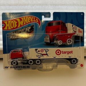 Mattel Hot Wheels Red and White Big Rig Toy Truck new in Box